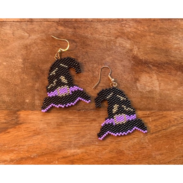 Witch Hat Hallowen Earring 2