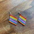 Miyuki Colourful Flag Earring 1