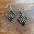 Black-Gold Earring 1