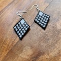 Miyuki Black and White Earring 1